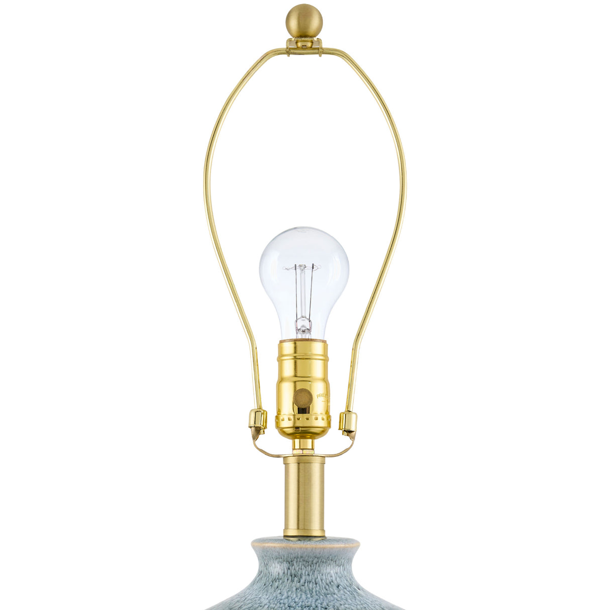   Modern European furniture - Two-Toned  Blue Ceramic Table Lamp - www.oroa.com | Oroa.com