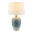 Modern European furniture - Two-Toned  Blue Ceramic Table Lamp - www.oroa.com