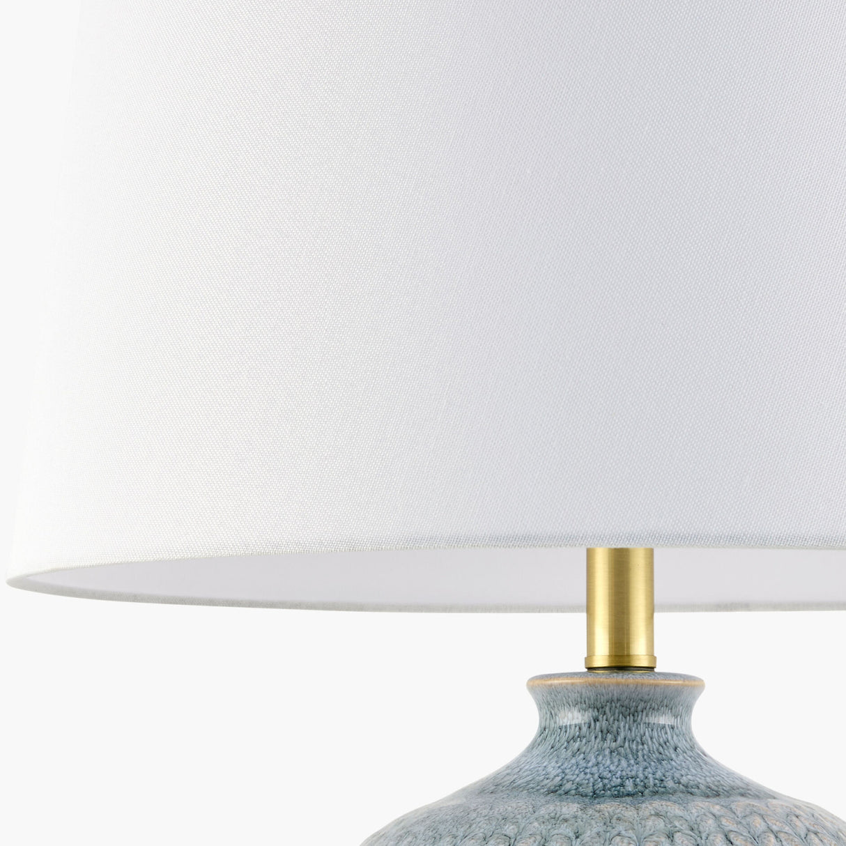   Modern European furniture - Two-Toned  Blue Ceramic Table Lamp - www.oroa.com | Oroa.com