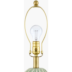   Modern European furniture - Green Relief Ceramic Table Lamp - www.oroa.com | Oroa.com