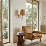 Modern European furniture - Rattan Shade Wall Lamp - www.oroa.com