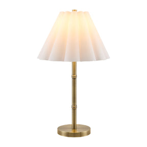 Modern European furniture - White Scalloped Linen Table Lamp - www.oroa.com