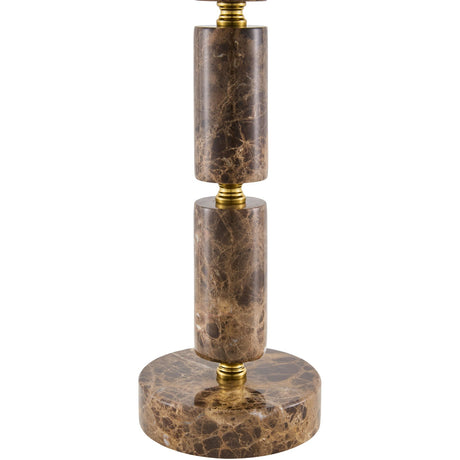 Modern European furniture - Stacked Marble Tube Table Lamp - www.oroa.com