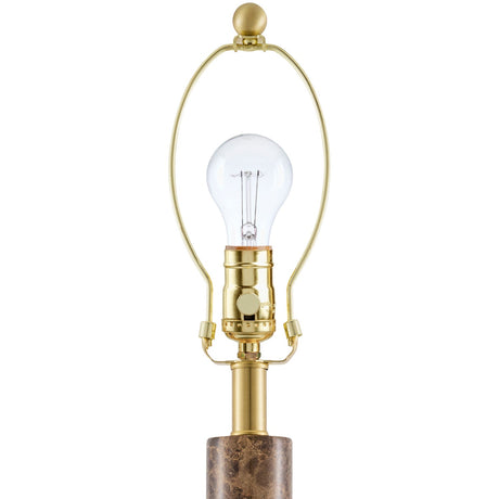 Modern European furniture - Stacked Marble Tube Table Lamp - www.oroa.com
