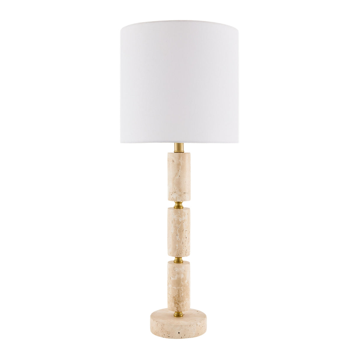   Stacked Marble Tube Table Lamp | Oroa.com