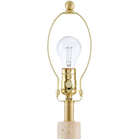 Modern European furniture - Stacked Marble Tube Table Lamp - www.oroa.com