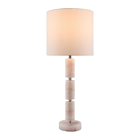 Modern European furniture - Stacked Marble Tube Table Lamp - www.oroa.com