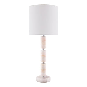   Stacked Marble Tube Table Lamp | Oroa.com