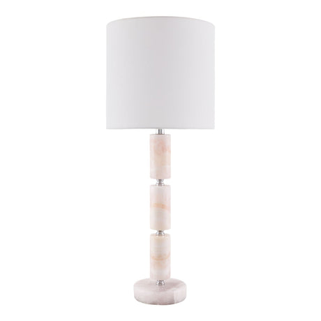 Modern European furniture - Stacked Marble Tube Table Lamp - www.oroa.com