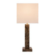 Modern European furniture - Square Brush Marble Table Lamp - www.oroa.com