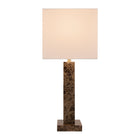 Modern European furniture - Square Brush Marble Table Lamp - www.oroa.com