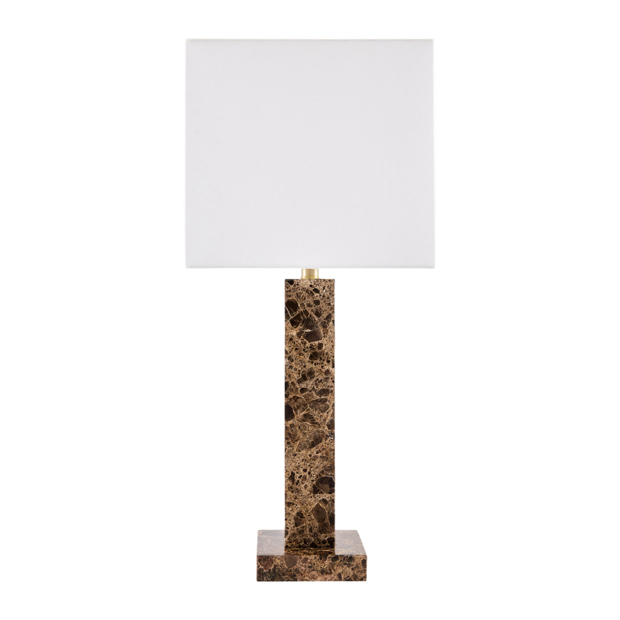   Square Brush Marble Table Lamp | Oroa.com