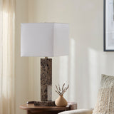 Modern European furniture - Square Brush Marble Table Lamp - www.oroa.com