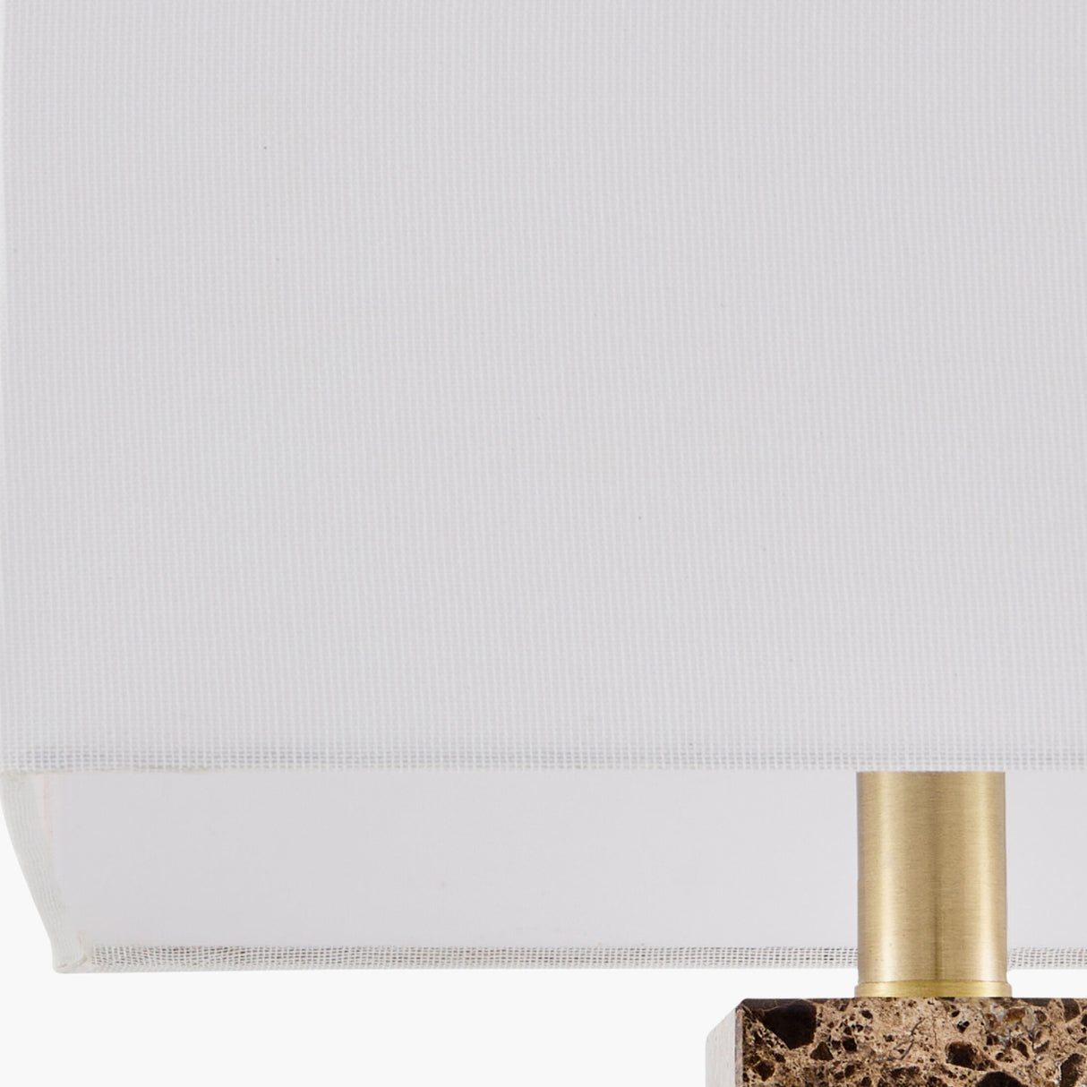   Square Brush Marble Table Lamp | Oroa.com