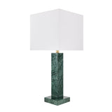 Modern European furniture - Square Brush Marble Table Lamp - www.oroa.com