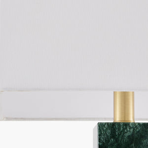   Square Brush Marble Table Lamp | Oroa.com