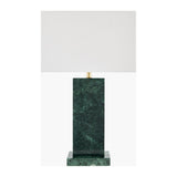 Modern European furniture - Rectangular Brushed Marble Table Lamp - www.oroa.com