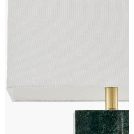 Modern European furniture - Rectangular Brushed Marble Table Lamp - www.oroa.com