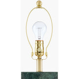 Modern European furniture - Rectangular Brushed Marble Table Lamp - www.oroa.com