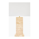 Modern European furniture - Rectangular Brushed Marble Table Lamp - www.oroa.com