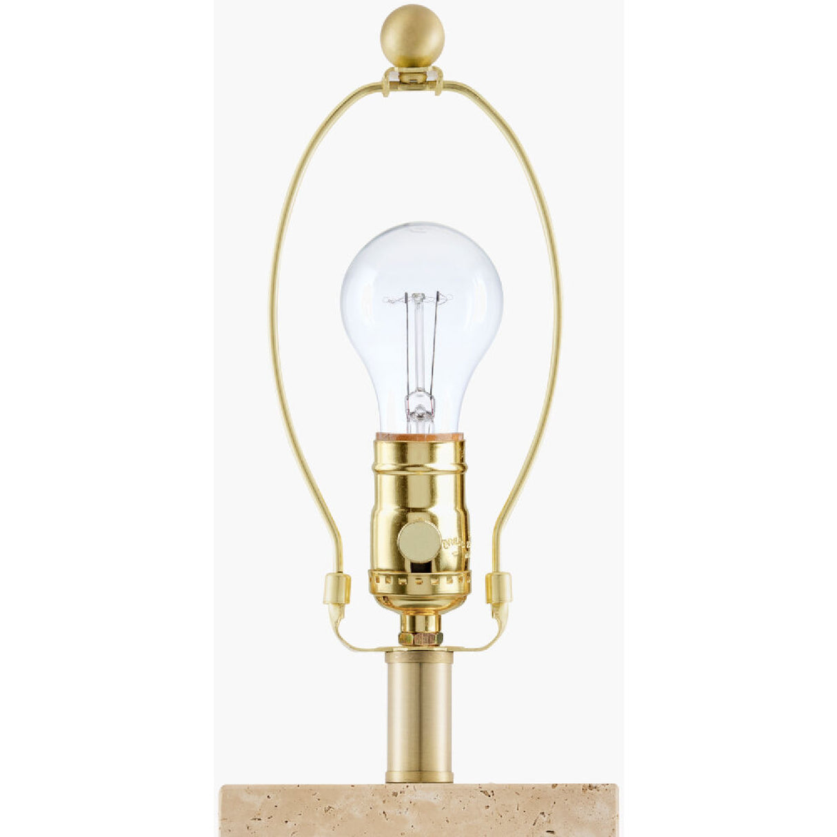   Rectangular Brushed Marble Table Lamp | Oroa.com