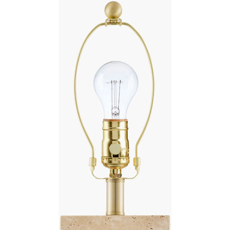 Modern European furniture - Rectangular Brushed Marble Table Lamp - www.oroa.com
