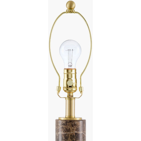 Modern European furniture - Brushed Marble Tube Table Lamp - www.oroa.com