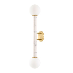 Modern European furniture - Stone Tube 2-Light Wall Lamp - www.oroa.com
