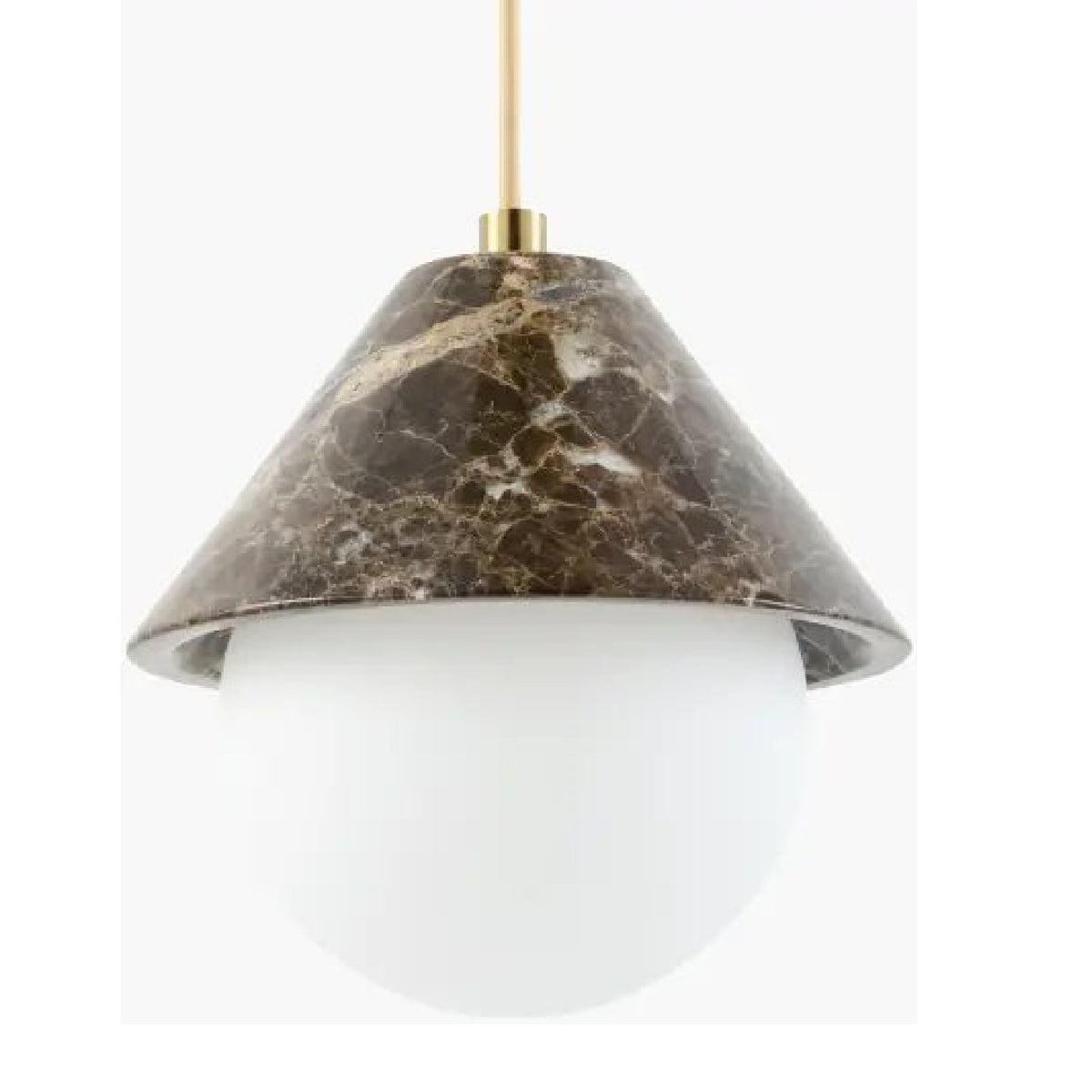 Stone Shade 3-Light Chandelier | Kuda Home Marzia - www.oroa.com