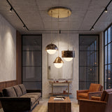 Stone Shade 3-Light Chandelier | Kuda Home Marzia - www.oroa.com