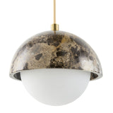 Stone Shade 3-Light Chandelier | Kuda Home Marzia - www.oroa.com