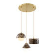 Stone Shade 3-Light Chandelier | Kuda Home Marzia - www.oroa.com