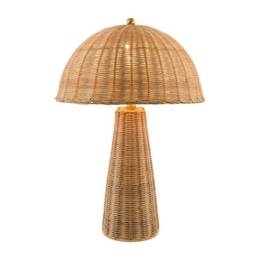 Modern European furniture - Dome Rattan Accent Table Lamp - www.oroa.com