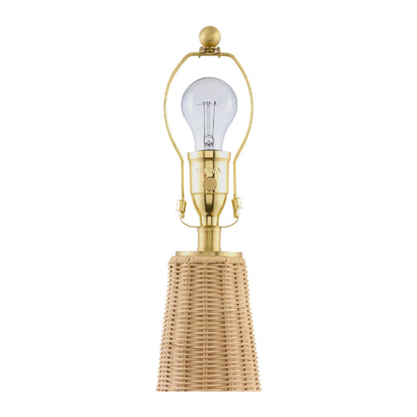 Modern European furniture - Dome Rattan Accent Table Lamp - www.oroa.com