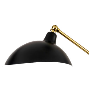   Black Metal Accent Floor Lamp | Oroa.com