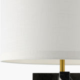Modern European furniture - Geometrical Black Marble Table Lamp - www.oroa.com