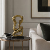 Modern European furniture - Antiqued Iron Decorative Sculpture - www.oroa.com