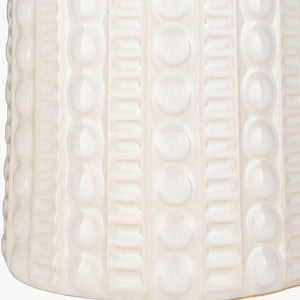   Crackle White Ceramic Table Lamp | Oroa.com