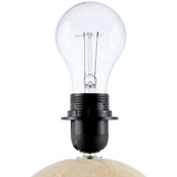 Modern European furniture - Travertine Pleated Linen Table Lamp - www.oroa.com