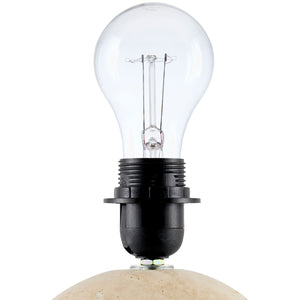   Modern European furniture - Travertine Pleated Linen Table Lamp - www.oroa.com | Oroa.com