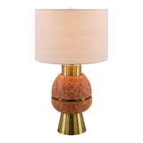 Modern European furniture - Textured Stacked Base Table Lamp - www.oroa.com