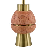 Modern European furniture - Textured Stacked Base Table Lamp - www.oroa.com