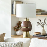 Modern European furniture - Stacked Base Accent Table Lamp - www.oroa.com