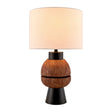 Modern European furniture - Brown Stacked Base Table Lamp - www.oroa.com