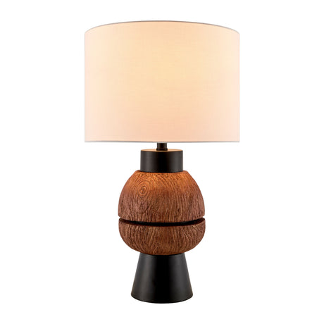   Modern European furniture - Brown Stacked Base Table Lamp - www.oroa.com | Oroa.com