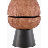 Modern European furniture - Brown Stacked Base Table Lamp - www.oroa.com