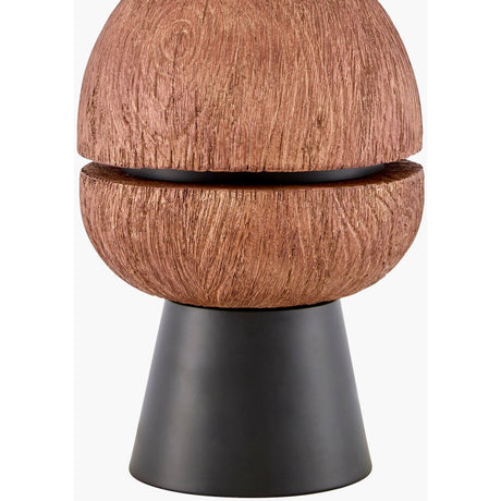 Modern European furniture - Brown Stacked Base Table Lamp - www.oroa.com