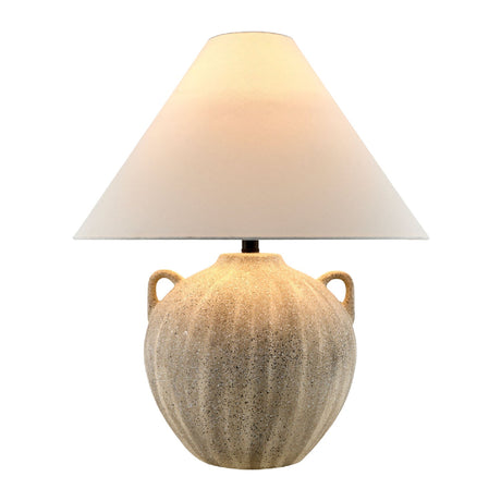 Modern European furniture - Rounded Ceramic Table Lamp - www.oroa.com