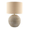Modern European furniture - Rounded Carved Ceramic Table Lamp - www.oroa.com
