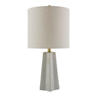 Modern European furniture - Faceted Ceramic Accent Table Lamp - www.oroa.com
